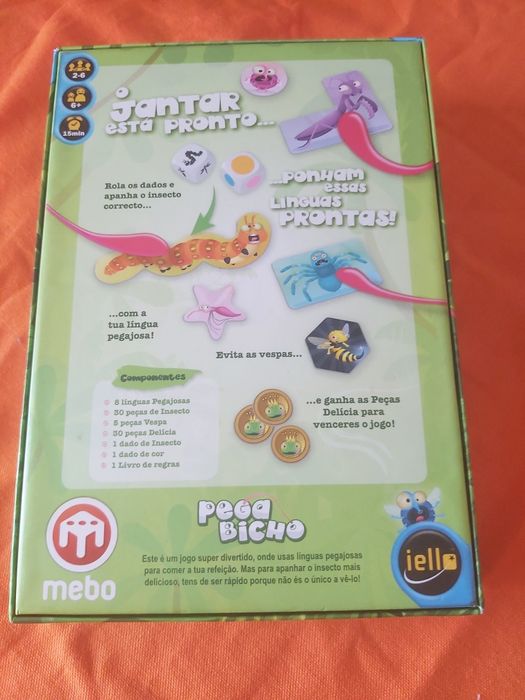 Pega bicho jogo tabuleiro da Mebo