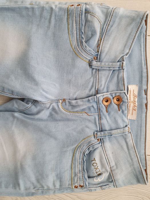 Rybaczki damskie Toxik 3 jeansowe 36/ S