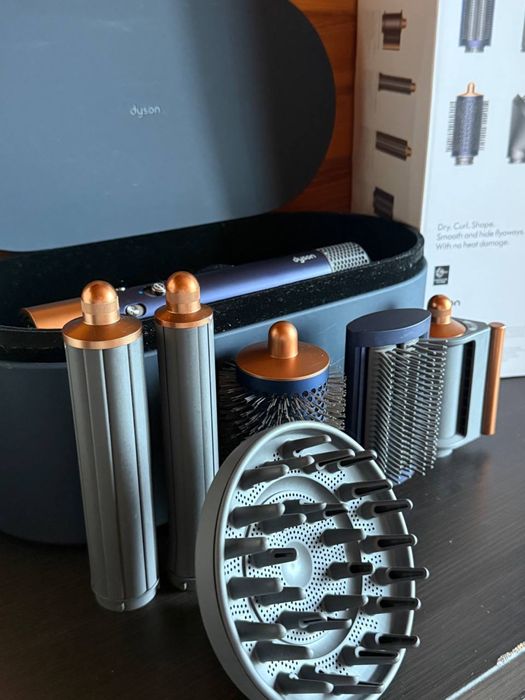 Стайлер Dyson Airwrap HS05 Complete Long Volumise Strawberry Dark Blue/Copper