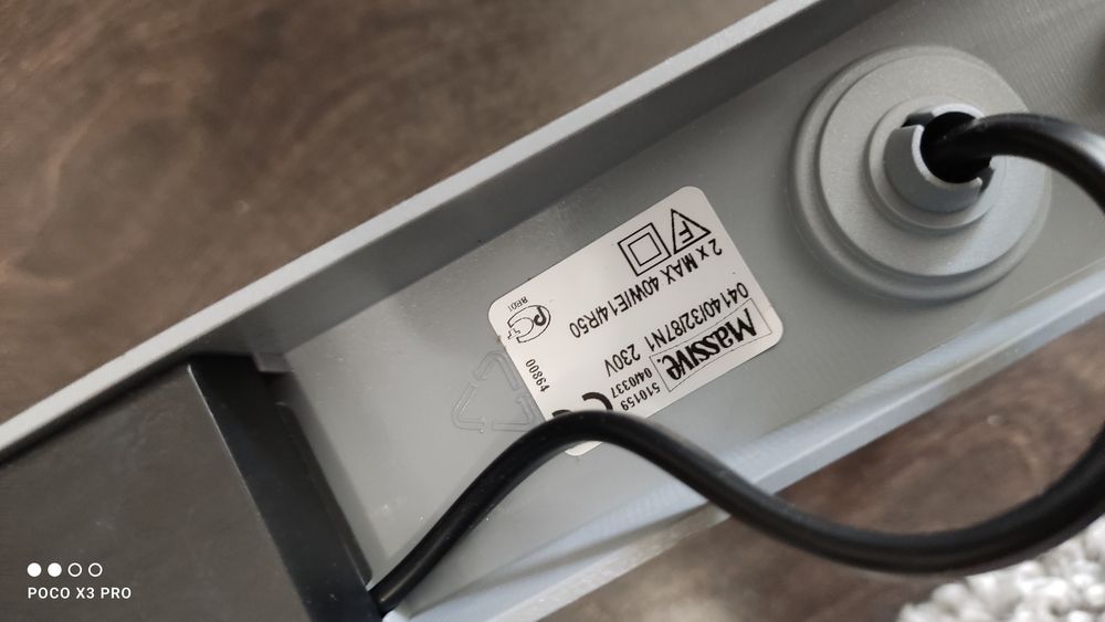 Panel na dwie żarówki Nowy