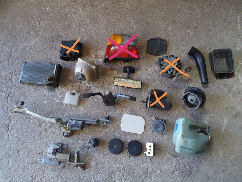 Peças VW Golf II 1200cc, de 1990