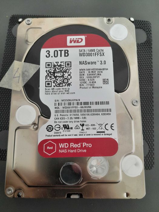 Dysk twardy WD Red Pro WD3001FFSX 3TB