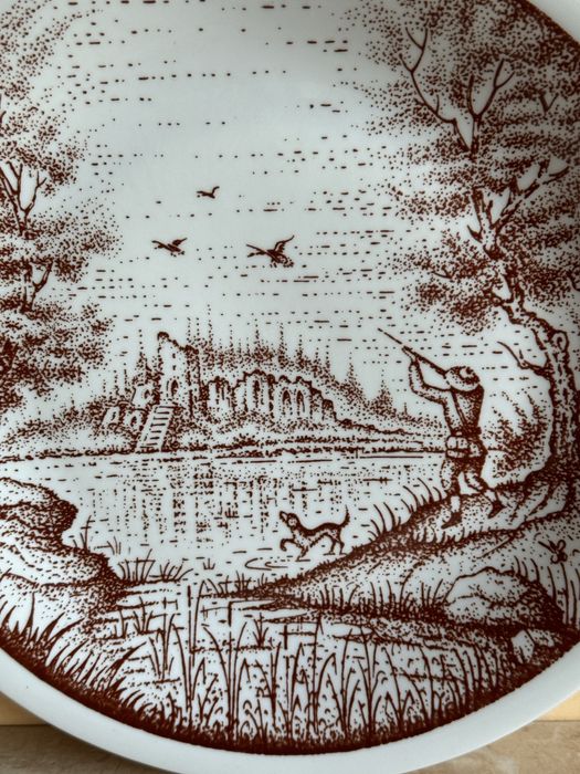 Talerz ozdobny z porcelany Wawel