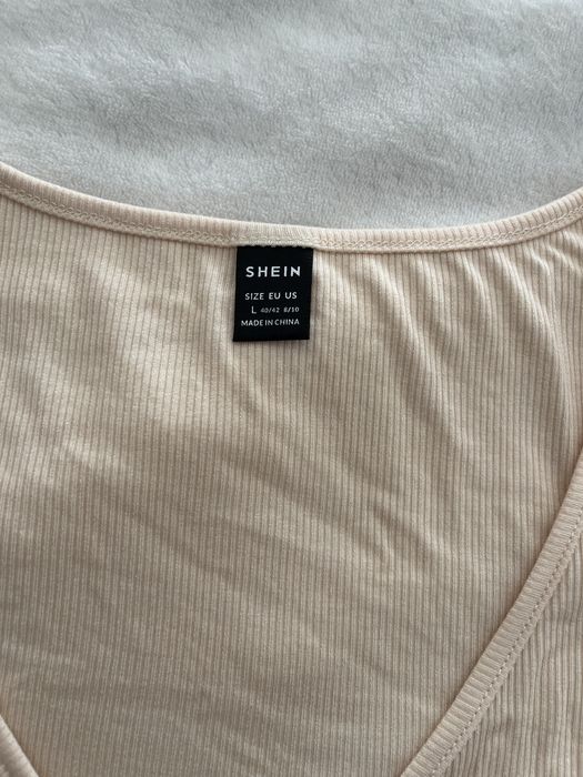 Top Bege - SHEIN