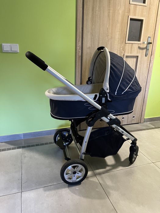 Wozek dzieciecy 3 w 1 AXEL Baby Smile gleboki spacerowy fotelik