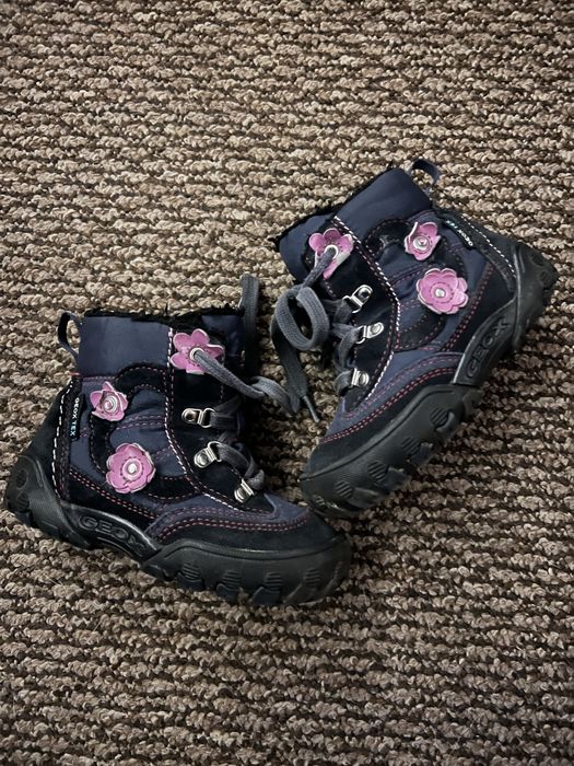 Фірмові зимові черевички, ботіночки Geox, 25р