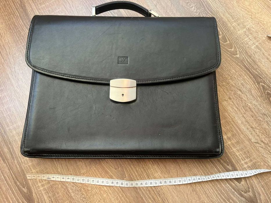 Портфель діловий шкіряний ТМ Slavnik