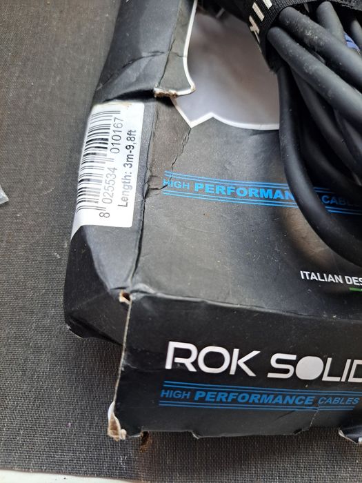 Cabo de Microfone XLR Rok Solid (Design Italiano) – Alta Performance