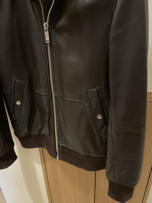 Zara męska kurtka skórzana