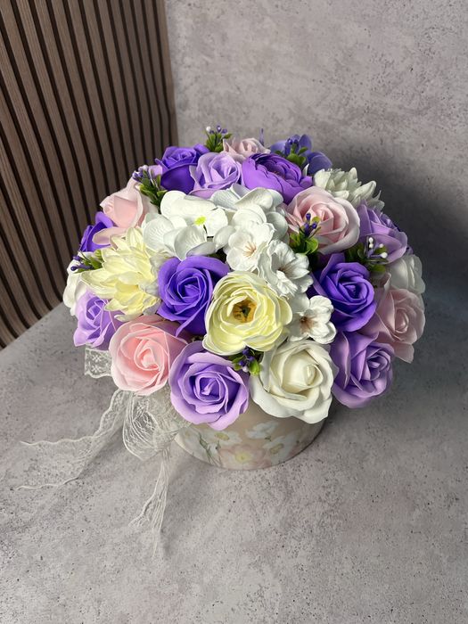 Букети з мильних троянд, мыльные букеты