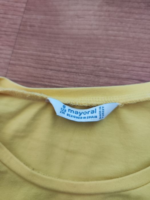 T-shirt amarela de mna da Mayoral