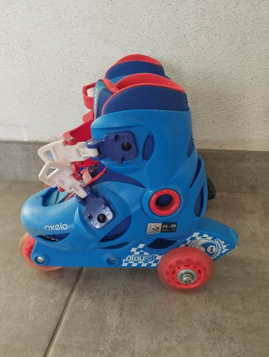 Patins de criança de 3 rodas - T. 26 a 28
