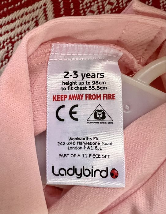 Fifi , przebranie, strój Ladybird 2-3 lata.