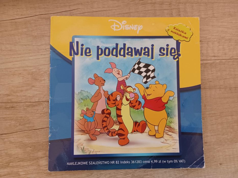 Disney Kubuś Puchatek Nie poddawaj się książeczka dla dzieci