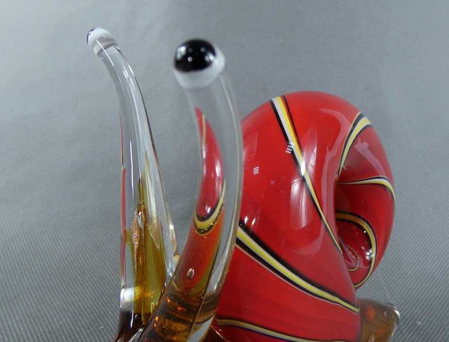 Figura szkło ŚLIMAK muszla figurka MURANO