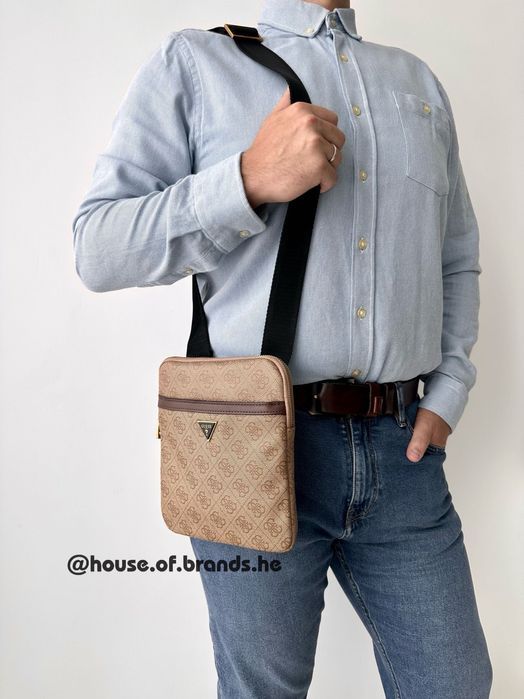 GUESS Vezzola crossbody Мужская сумка оригинал чоловіча сумочка гезз