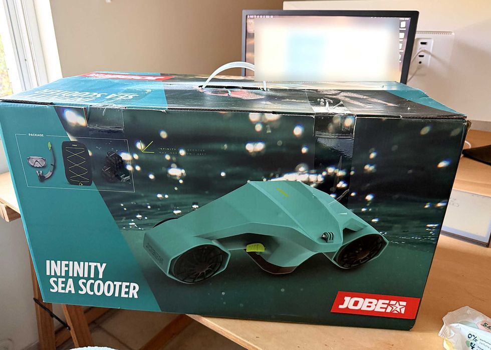 Jobe Infinity Sea Scooter pack completo NOVO nunca usado