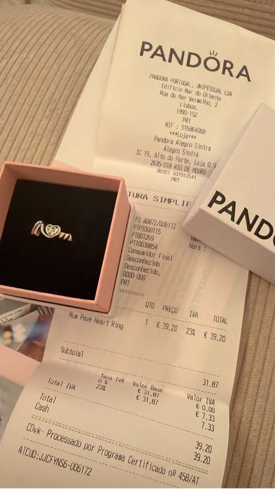 Anel Pandora NOVO