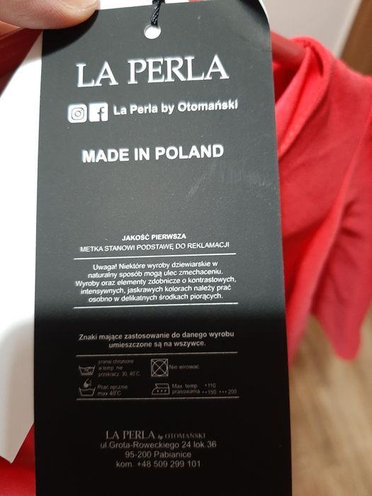 Nowa sukienka La perla by Otomanski roz 36