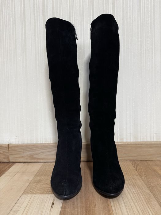 Сапоги зимові натуральний замш 38р. Ідеальний стан