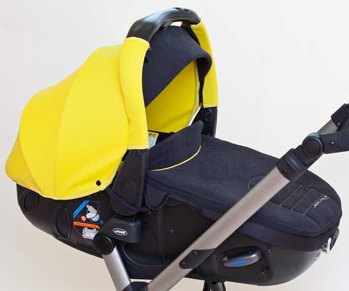 Carrinho de Bebé Trio Jané Trider Amarelo | Completo| Estado Impecável