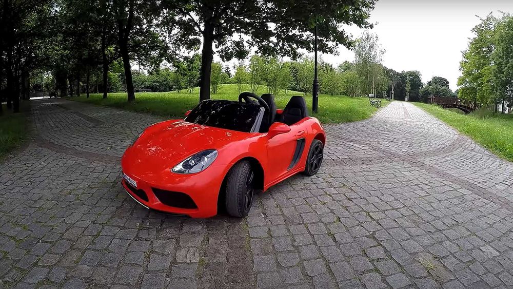 BAWIBUS.PL auto samochód na akumulator PORSHE PERFECTA do 100kg pojazd