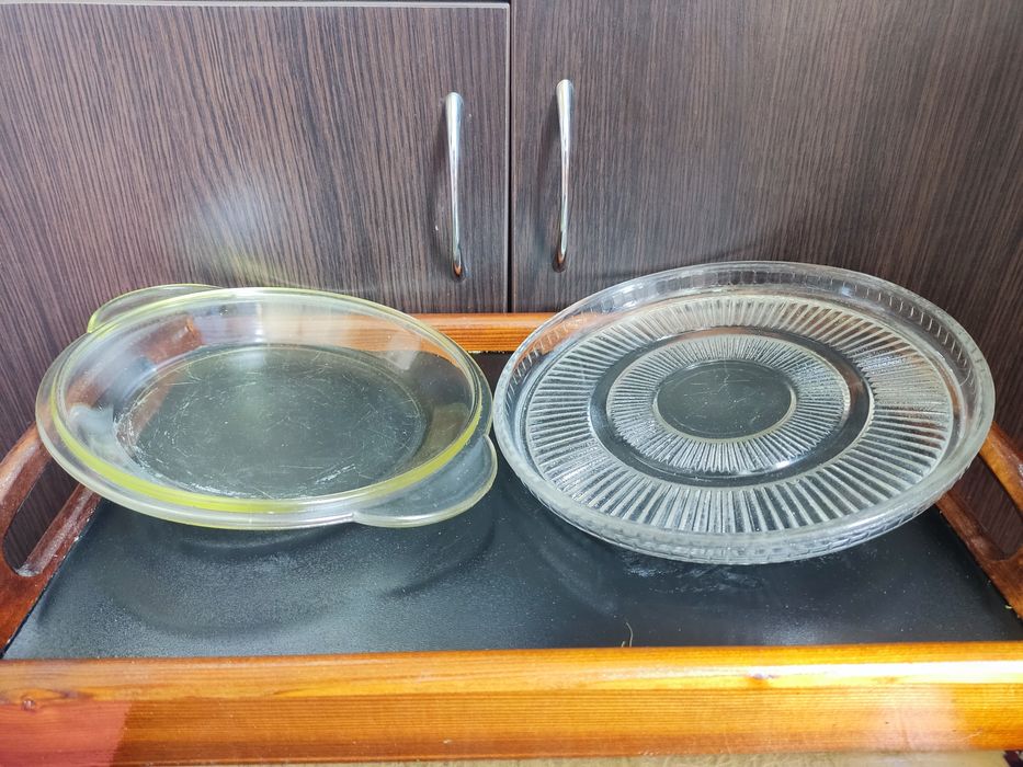 Тарілка для торта, термостійка кришка