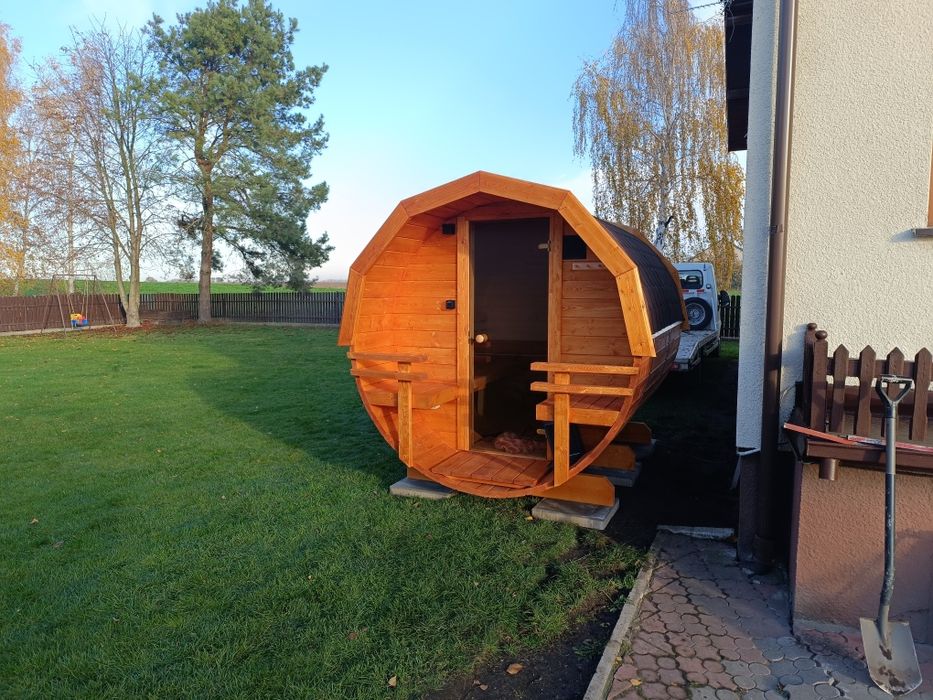 Sauna beczka ogrodowa