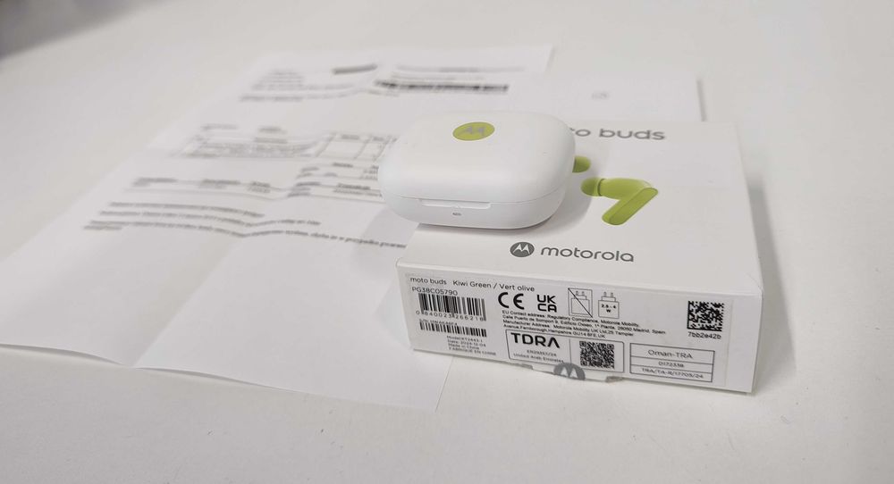 Słuchawki Motorola Moto Buds | Kiwi Green | Gwarancja | Komplet