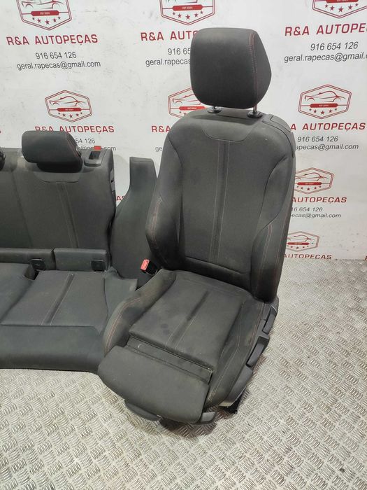 Conjunto Bancos Tecido BMW Série 1 F21 3 Portas Sport Line Pré LCI 2011 a 2015 Original