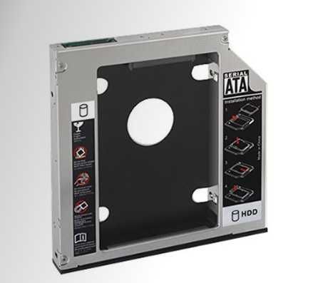 Caddy Slim OEM 12.7mm para HDD/SSD 2.5" com Conector SATA