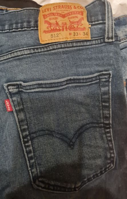Calças levis 512  W33  L34
