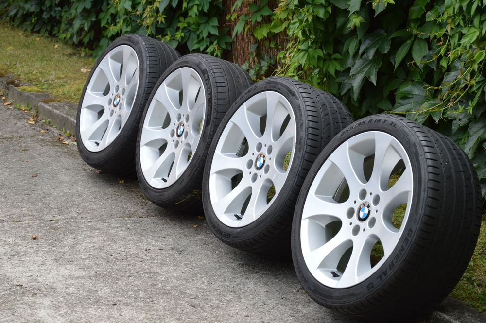 Oryginalne Alufelgi BMW Styling 162 | Opony 225/40-18 i 255/35-18 | E46 E90 E91 E92 E93 | KOMPLET