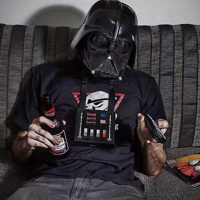 Винтажный легендарный шлем Дарта Вейдера меняющий голос