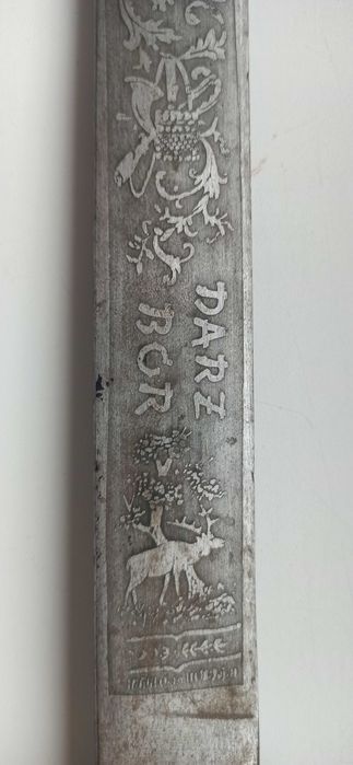 Сувенирный польский охотничий нож.