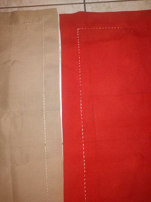2 nowe bieżniki czerwony i cappuccino  117x58cm