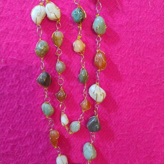 Бусы из натуральных полудрагоценных камней