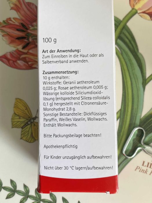 Wala Rosatum Heilsalbe maść olejek różany geranium trądzik egzema atopowe AZS
