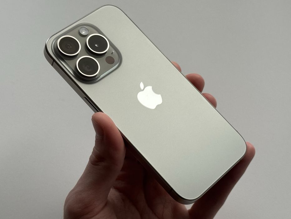  iPhone 15 Pro Natural Titanium JAK NOWY 100% oryginalny z zestawem