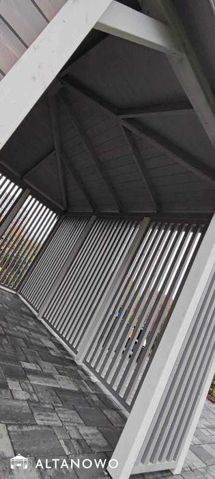 Nowoczesny domek narzędziowy, ogrodowy drewniany bez pozwolenia Rod