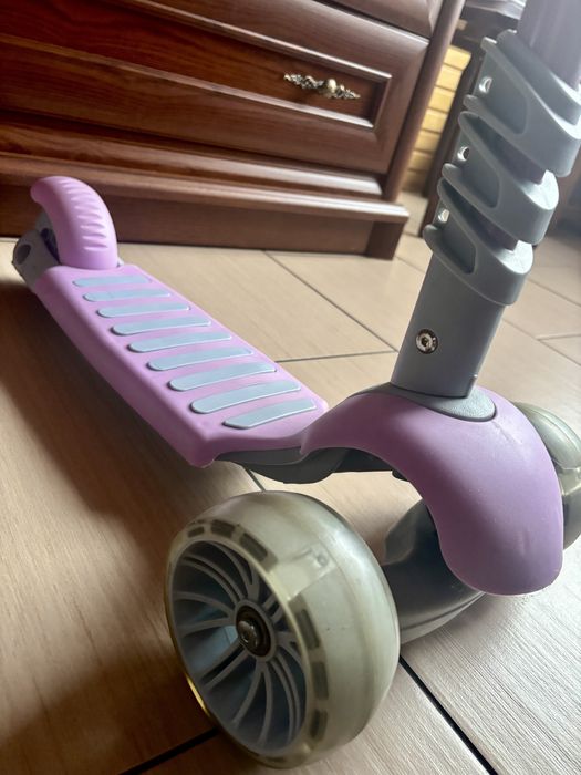 Дитячий самокат 5в1 рожевий