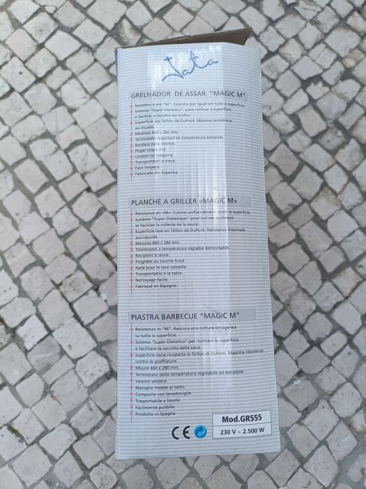 Grelhador elétrico 2500W Jata