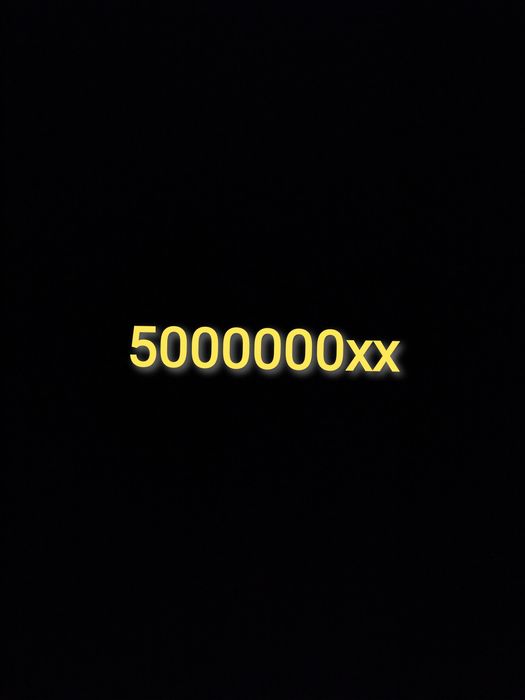 Złoty/platynowy numer 6 zer- do negocjacji