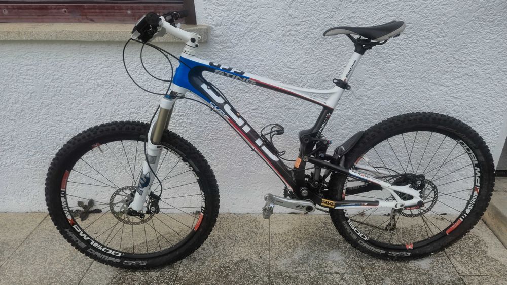 Rower Enduro Downhill Fully Cube Sting HPC – karbon, Shimano XT, Fox – zadbany