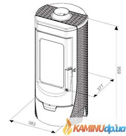 Чугунная печь Plamen Tara В НАЛИЧИИ!!! буржуйка печь-камин