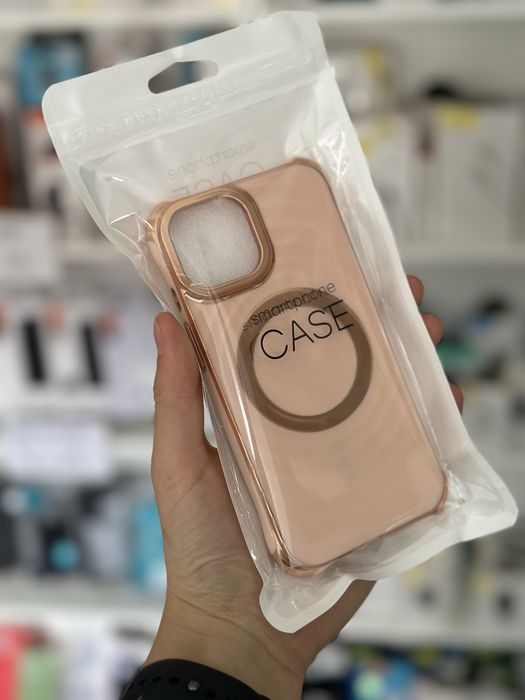 Etui Circle Glam MagSafe IPHONE 13/14 różowe