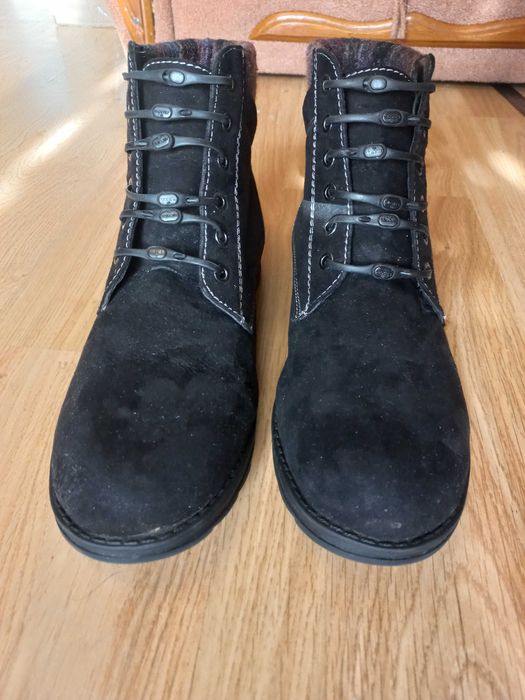 Женские новые замшевые демисезонные ботинки HEAVENLYSOLES 43 p.