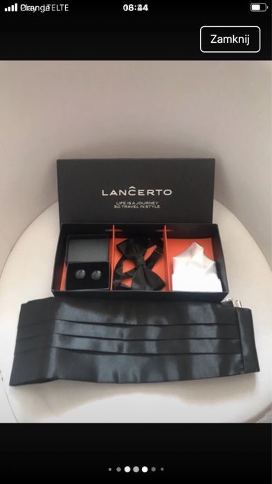 Akcesoria, zestaw smokingowy Lancerto.