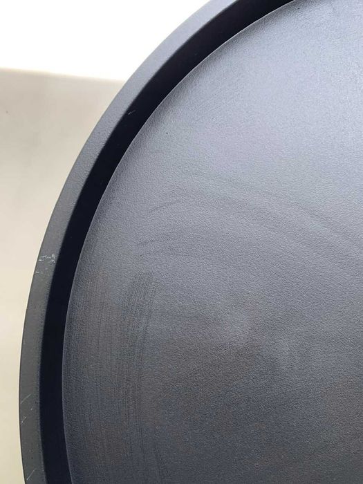 Round side table (black polypropylene/birch wood)64309580942722123