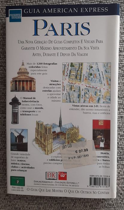 Guia de Paris . Portes de envio incluídos